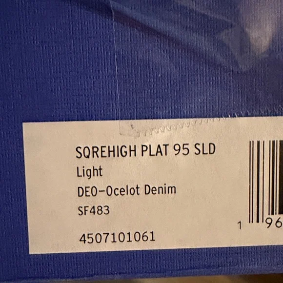 Stuart Weitzman  Wedge heels  Sorehigh Plat in Ocelot Denim. NEW with Box / tags - Picture 7 of 7